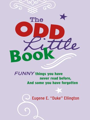 cover image of The Odd Little Book